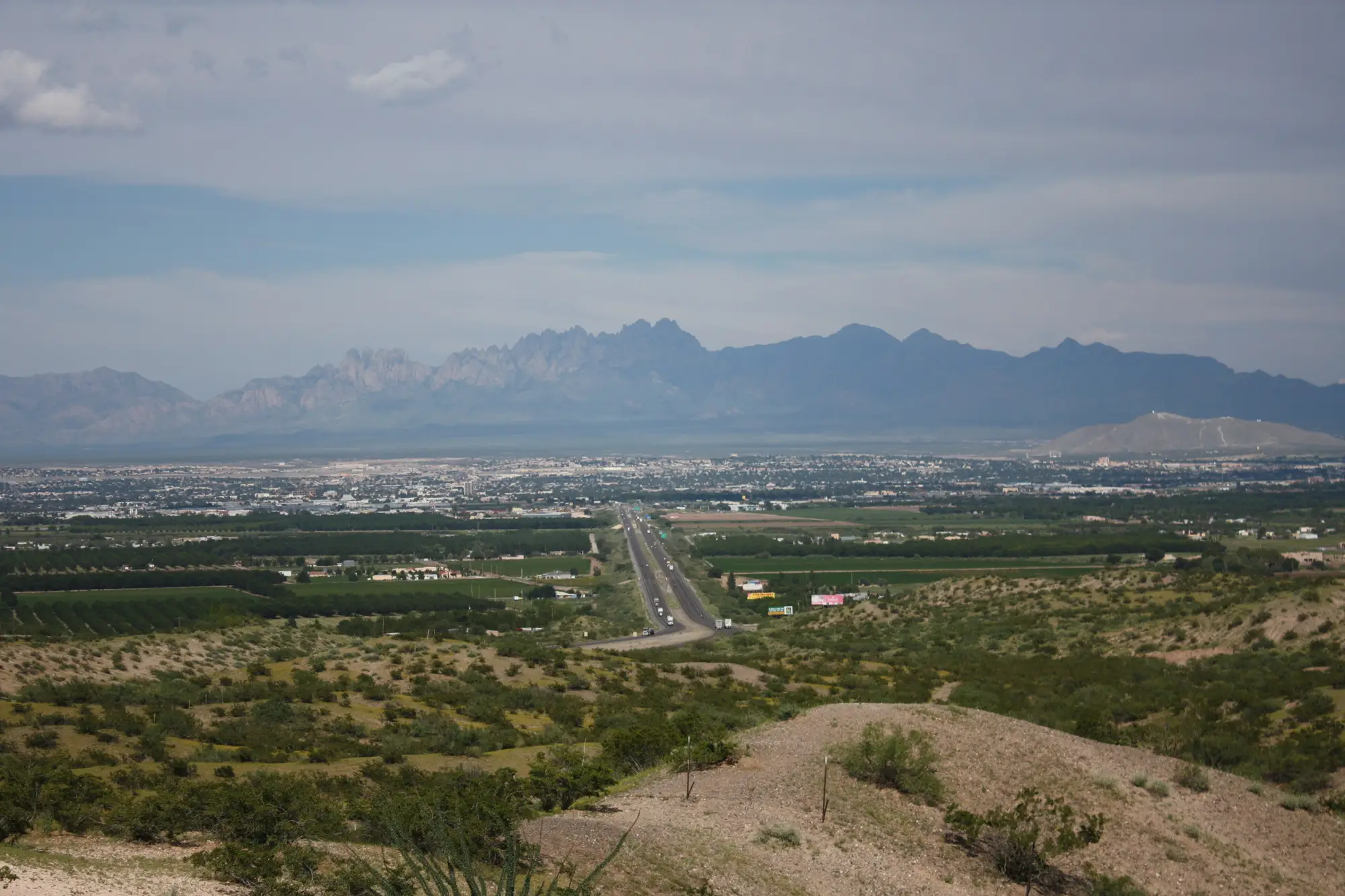 Las Cruces, New Mexico, with the Organ Mountains